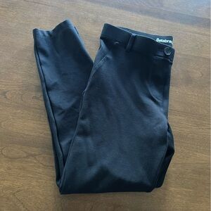 Betabrand Black Skinny Leg Classic Dress Pant Yoga Pant - Small Medium